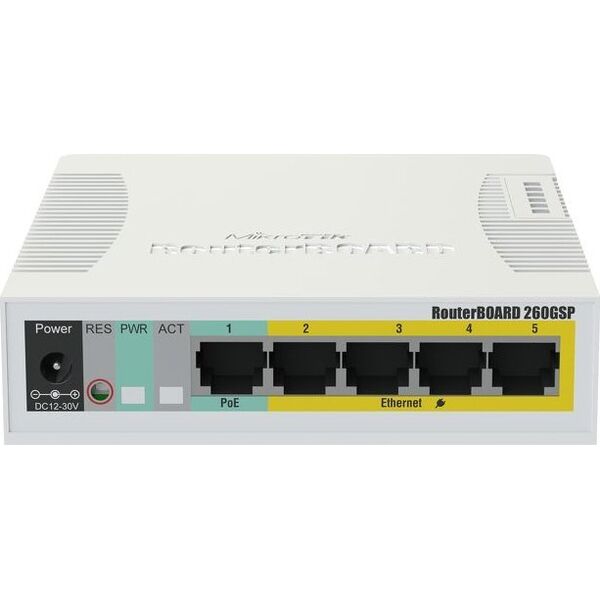 Router MikroTik RouterBOARD 260GSP 5-port