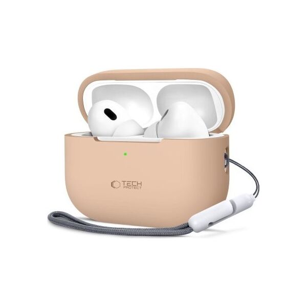 Tech-Protect Etui Tech-Protect Silicone Apple Airpods Pro 1 / 2 Caffe Latte