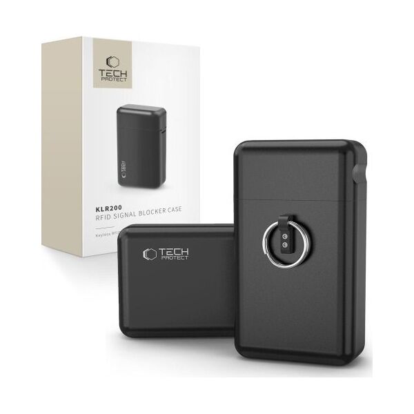 Tech-Protect Klatka Faradaya Tech-Protect KLR200 Metal Keyless RFID Signal Blocker Case Black