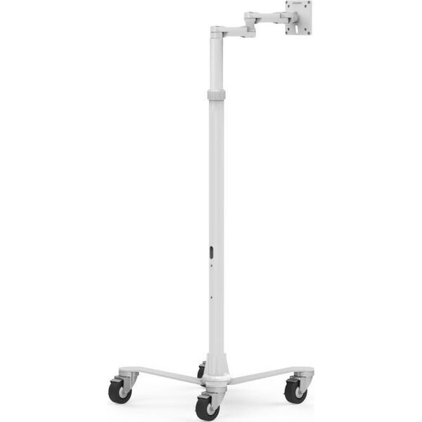 Stojak Maclocks Compulocks Rise Freedom Extended - VESA Articulating Arm Rolling Cart - White