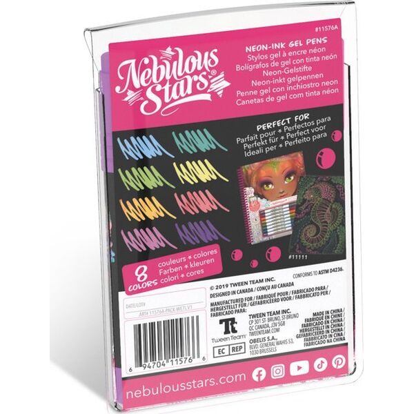 Nebulous Stars NEBULOUS STARS gel pen 8 pcs., assort., 11576