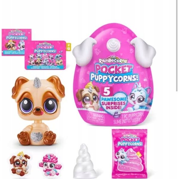 Figurka RAINBOCORNS RAINBOCORNS figure with accessorie Pocket Puppycorn, 1 series, 5 accessories, 9285