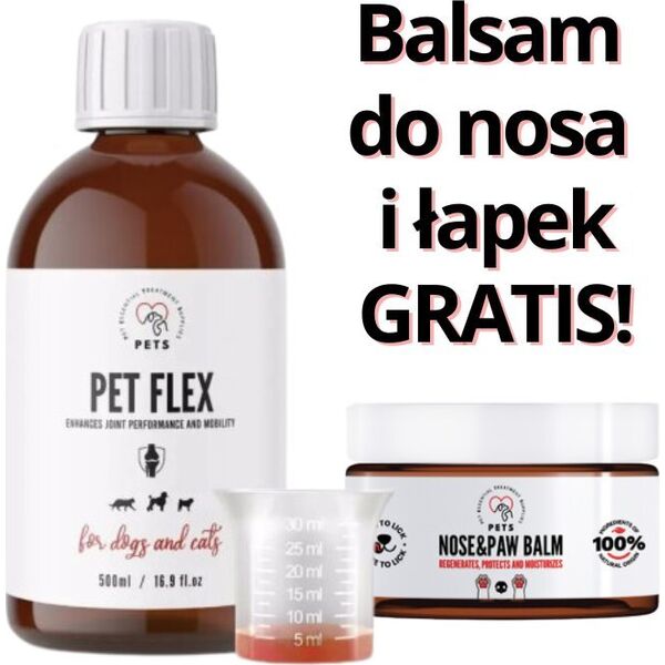 Pets PET FLEX  Preparat na stawy i mobilność dla zwierząt 500ml