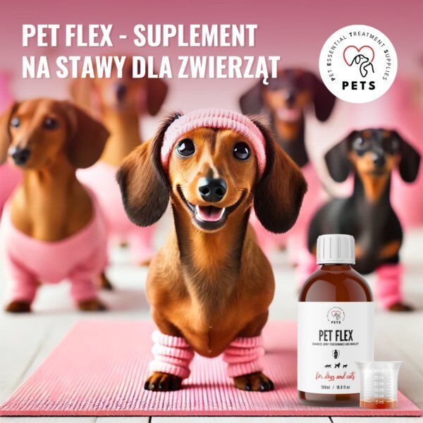 Pets PET FLEX  Preparat na stawy i mobilność dla zwierząt 500ml
