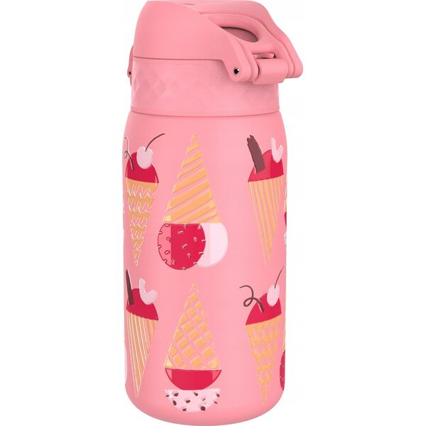 ion8 ION8 Leak Proof Kids Water Bottle, Stainless Steel, Ice Creams, 400ml, I8SS400PPICECR
