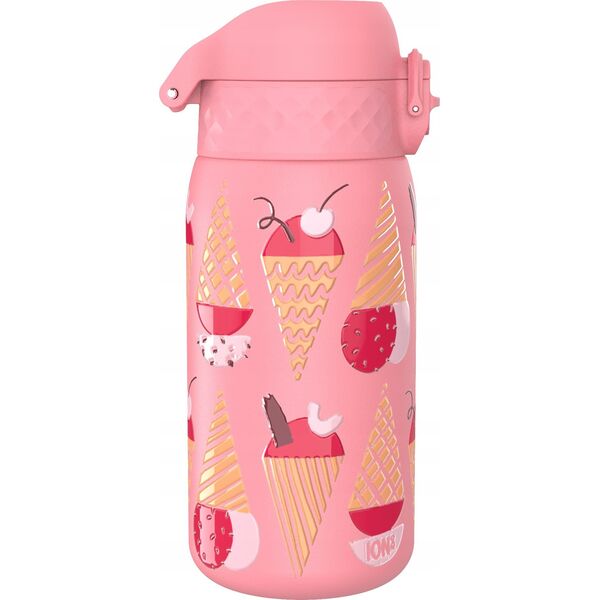 ion8 ION8 Leak Proof Kids Water Bottle, Stainless Steel, Ice Creams, 400ml, I8SS400PPICECR
