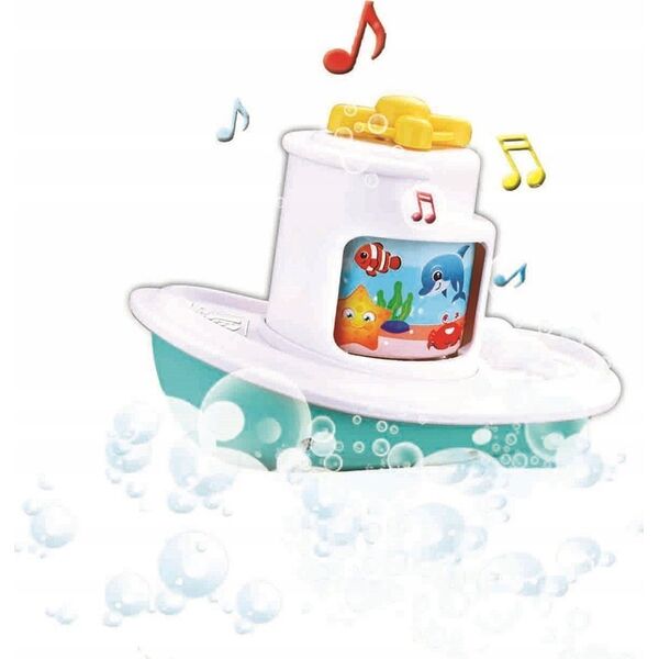 BB JUNIOR BB JUNIOR bath toy Splash 'N Play Music Tugboat, 16-89024