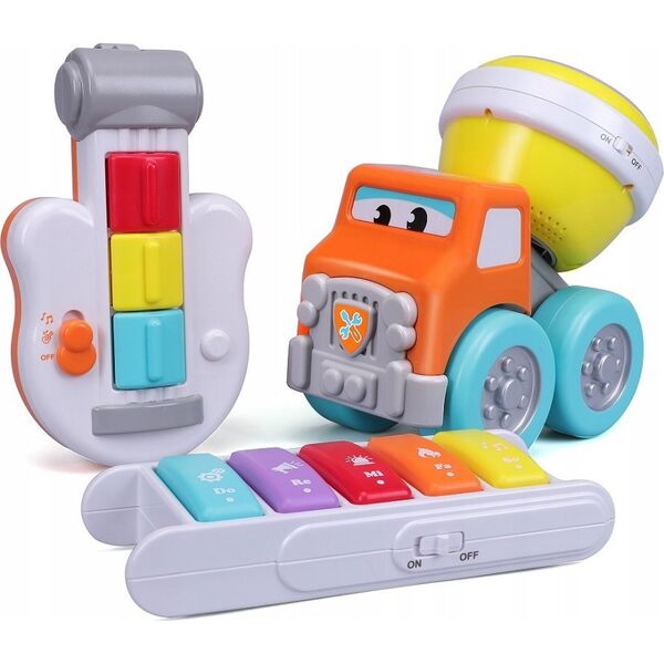 BB JUNIOR BB JUNIOR gift set - truck with musical instruments Drive 'N Rock, 16-89034