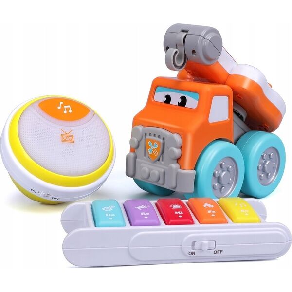 BB JUNIOR BB JUNIOR gift set - truck with musical instruments Drive 'N Rock, 16-89034