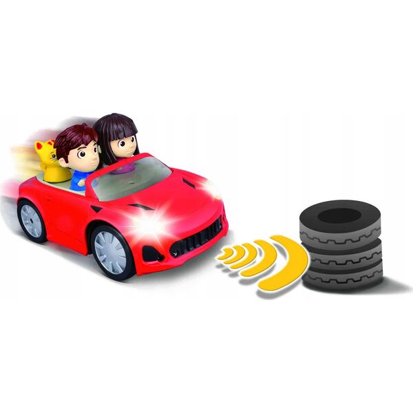 BB JUNIOR BB JUNIOR RC car with lights and sounds Drive 'N Sort, 16-95002