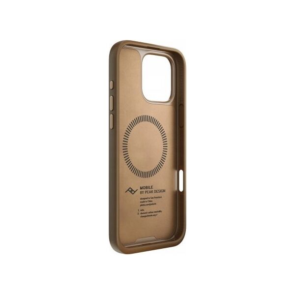 Peak Design Peak Design case Apple iPhone 16 Pro Max Mobile Everyday Clarino Case, tan