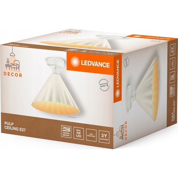 Lampa sufitowa Ledvance LAMP CEILING LEDVANCE PUPL E27 WT