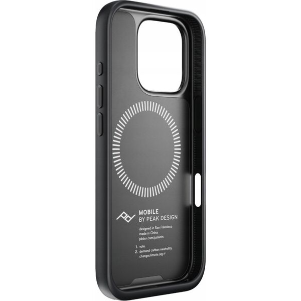 Peak Design Peak Design case Apple iPhone 16 Pro Mobile Everyday Clarino Case, black