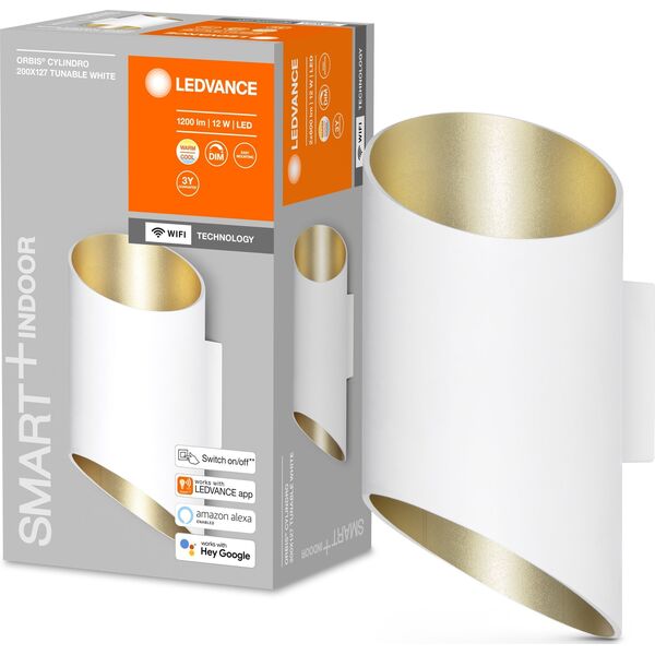 Kinkiet Ledvance SMART ORBIS WALL LAMP CYLINDRO WH. 2X5W