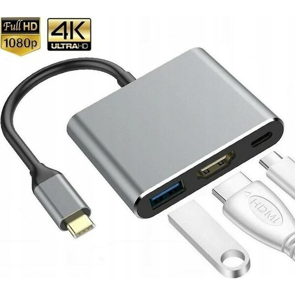 Adapter USB Platinet Platinet adapter Multimedia 3in1 (45984)