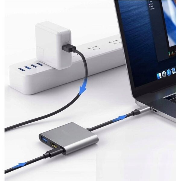 Adapter USB Platinet Platinet adapter Multimedia 3in1 (45984)