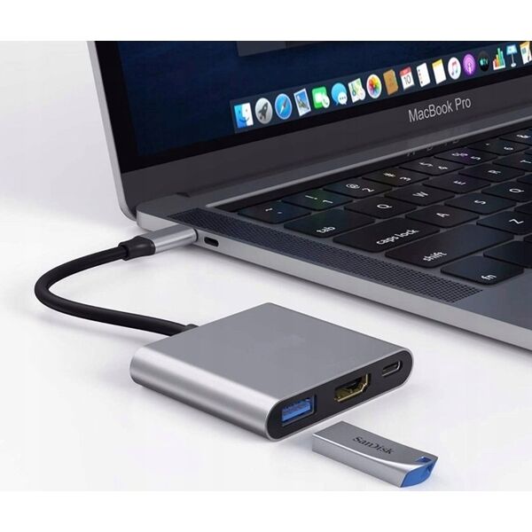 Adapter USB Platinet Platinet adapter Multimedia 3in1 (45984)