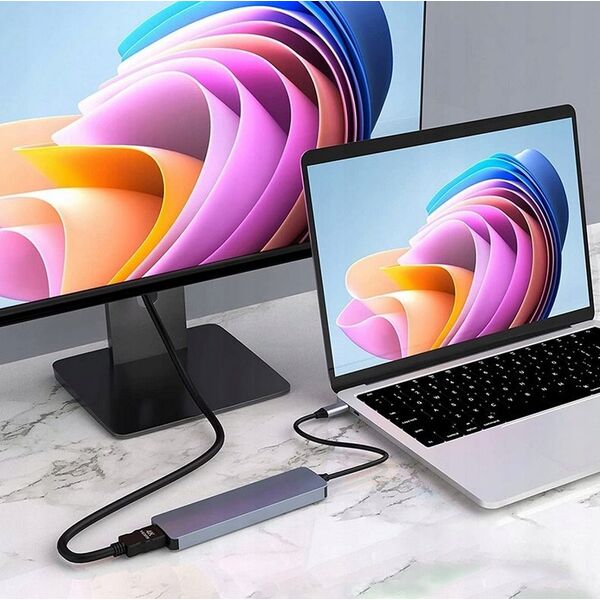 Adapter USB Platinet Platinet adapter Multimedia 7in1 (45985)