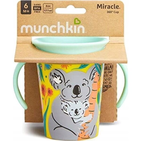 Munchkin MUNCHKIN WildLove Trainer Cup, Miracle 360,  6m+, 177 ml koala,, 05183201