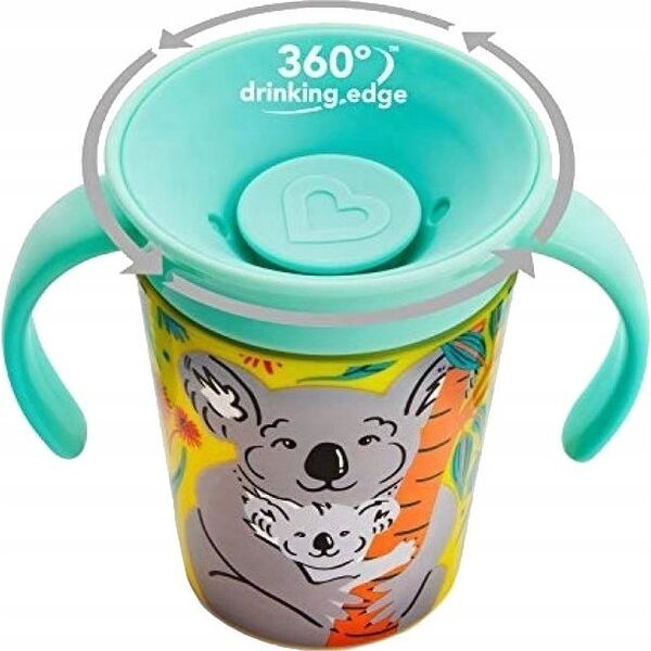 Munchkin MUNCHKIN WildLove Trainer Cup, Miracle 360,  6m+, 177 ml koala,, 05183201