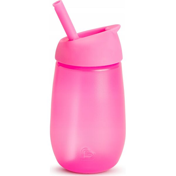 Munchkin MUNCHKIN straw cup SIMPLE CLEAN, 237ml, pink, 12m+, 90019