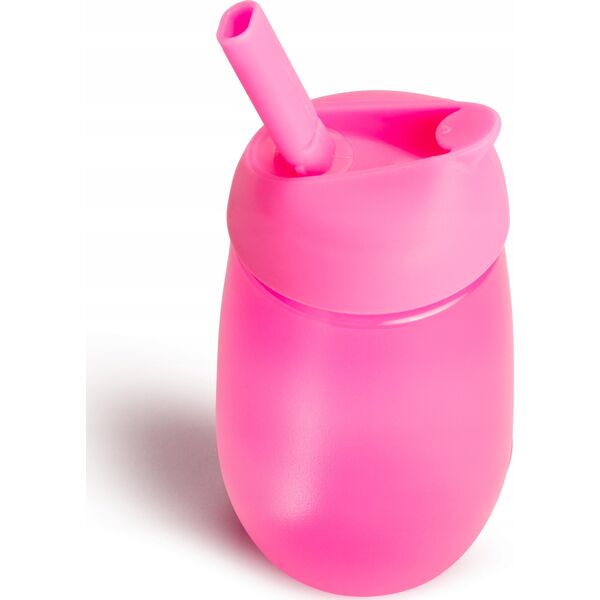 Munchkin MUNCHKIN straw cup SIMPLE CLEAN, 237ml, pink, 12m+, 90019
