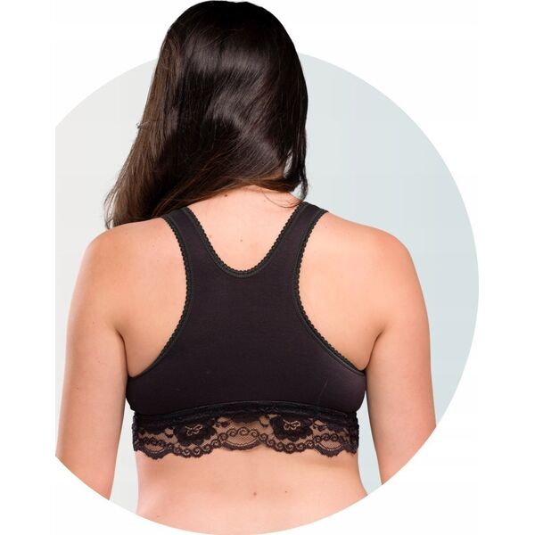 Carriwell CARRIWELL crossover sleeping nursing bra Black L 2512