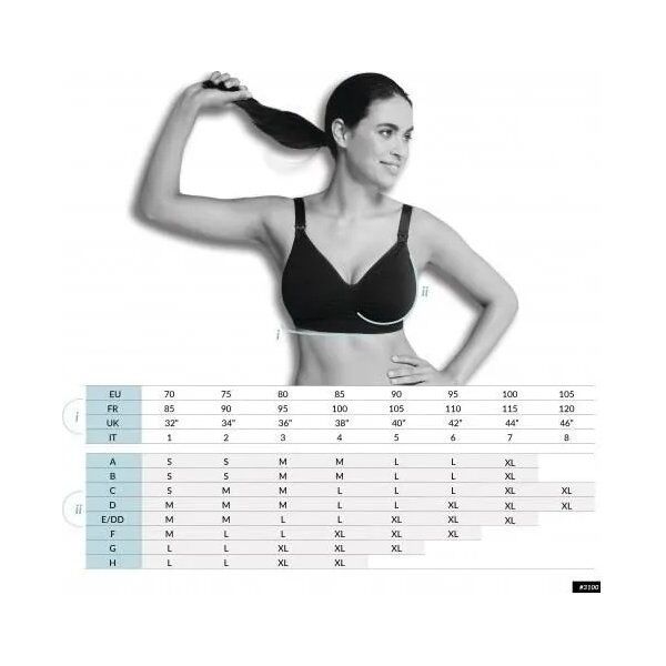 Carriwell CARRIWELL nursing bra with Carri-Gel Black L 3122