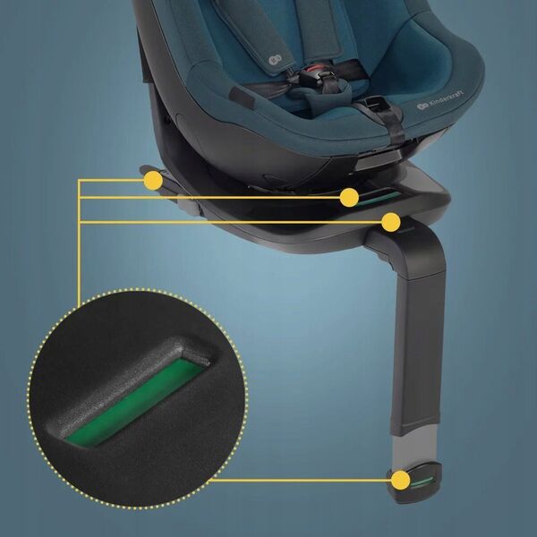 Fotelik samochodowy KinderKraft KINDERKRAFT car seat I-GUARD I SIZE, graphite black, KCIGUA00BLK0000