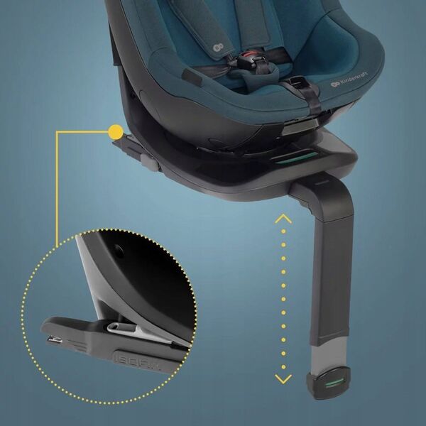 Fotelik samochodowy KinderKraft KINDERKRAFT car seat I-GUARD I SIZE, graphite black, KCIGUA00BLK0000