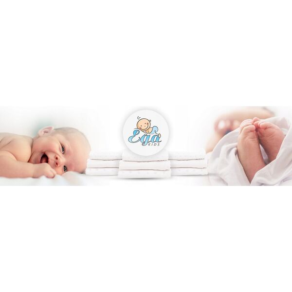 EgaKids EGAKIDS wash cloth, 0m+, 38/38, 5 pcs., mix, 4496