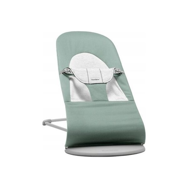 BabyBjorn BABYBJORN bouncer BALANCE Soft Black Frame Woven/Jersey, light sage/grey, 005270