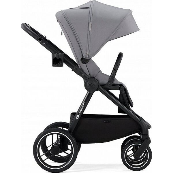 Wózek KinderKraft KINDERKRAFT stroller pushchair 2in1 NEA 2in1 platinium grey, KSNEA000GRY2000