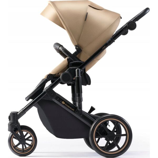 Wózek KinderKraft KINDERKRAFT stroller 3in1 PRIME 2 3IN1 MINK PRO SANDROSE BEIGE, KSPRIM02BEG300I