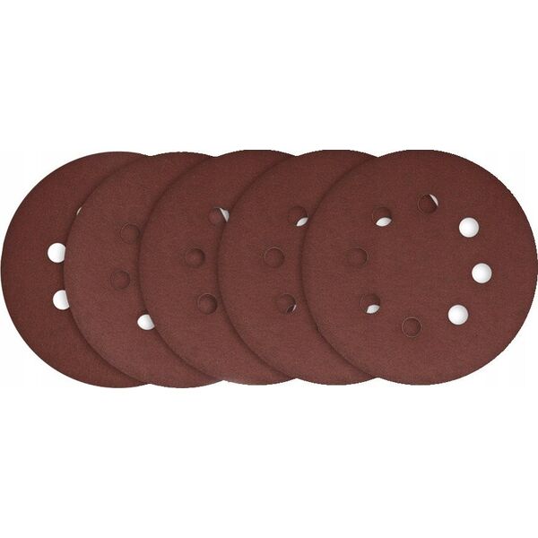 Drel Perforated adhesive sandpaper. Nov. P180, 5 pcs.