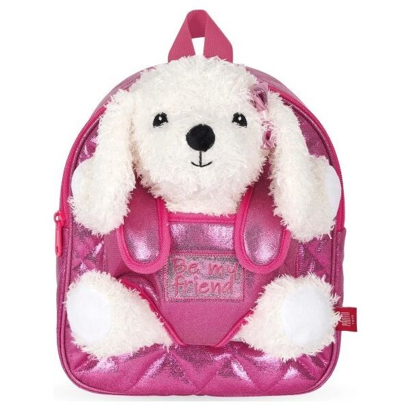 Perletti PERLETTI mini backpack with removable plush Paris puppies, 13080