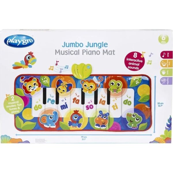 Playgro PLAYGRO musical piano mat Jumbo Jungle, 0186995