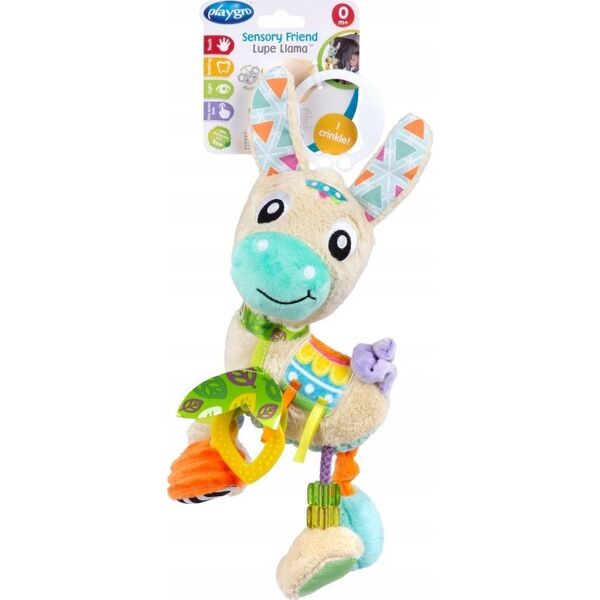 Playgro PLAYGRO Sensory Friend Lupe Llama, 0188470