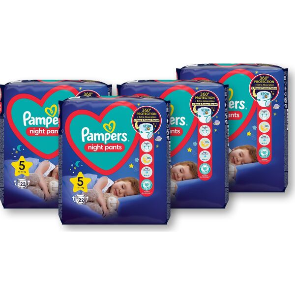 Pampers Pieluchomajtki PAMPERS Pants Night Monthly pack S5 (4x22ct) = 88ct, 81758420MP