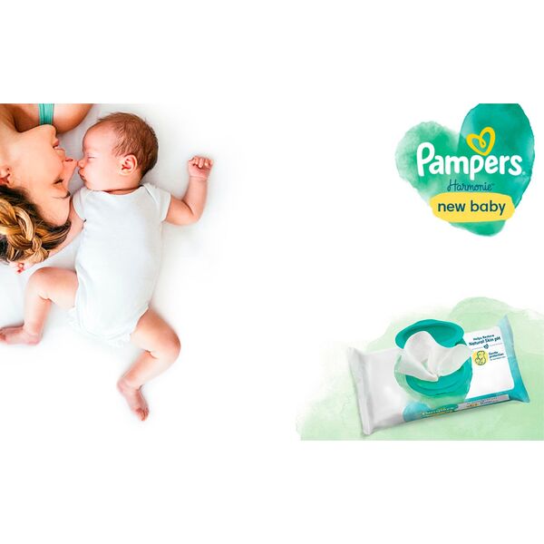 Pampers Chusteczki nawilżane Delicate Care New Baby 4 x 46 szt.
