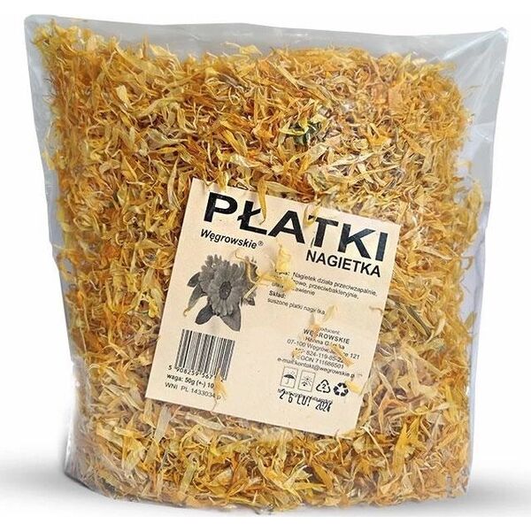 Węgrowskie Węgrowskie Przysmak Dla Gryzoni Królików Nagietek 50g