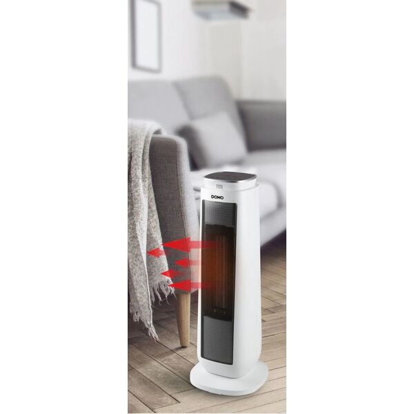 Grzejnik Domo Domo Heating Tower (DO7347H) with Timer white