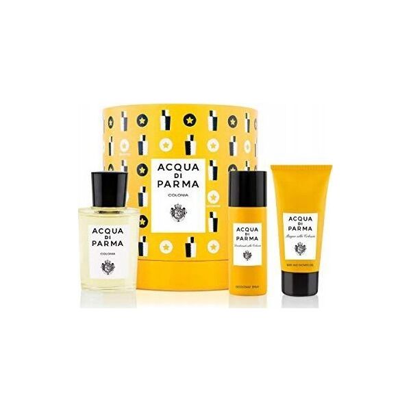 Acqua Di Parma Set Acqua di Parma: Colonia, Eau De Cologne, For Men, 100 ml + Colonia Nomade, Cleansing, Shower Gel, 75 ml + Colonia Nomade, Anti-Sweat, Deodorant Spray, For Men, 50 ml For Men
