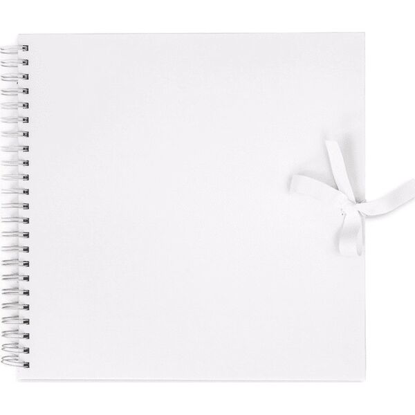 Dalprint ALBUM DO ZDOBIENIA 20,5 CM X 20,5 CM - BIAŁY (40 KARTEK)