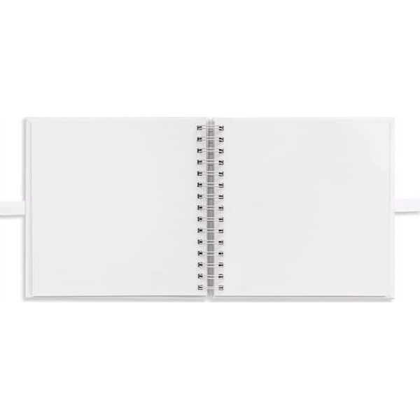 Dalprint ALBUM DO ZDOBIENIA 20,5 CM X 20,5 CM - BIAŁY (40 KARTEK)