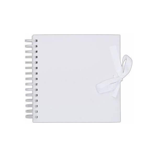 Dalprint ALBUM DO ZDOBIENIA 20,5 CM X 20,5 CM - BIAŁY (40 KARTEK)