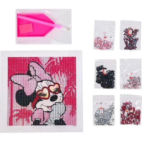1PUNKT Disney Wyklejanka diamentowa Myszka Minnie Malowanie diamentami ZA5132