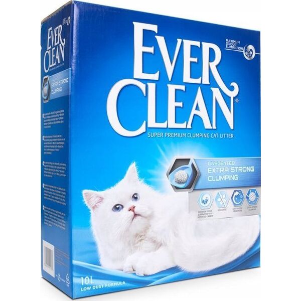 Żwirek dla kota Everclean EverClean - Ekstra Strong Clumping Unscented catlitter 10 ltr. - (4301) /Cats