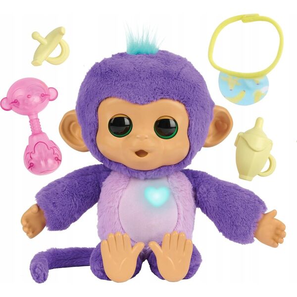 Fingerlings FINGERLINGS Care n Cuddles Monkey Purple