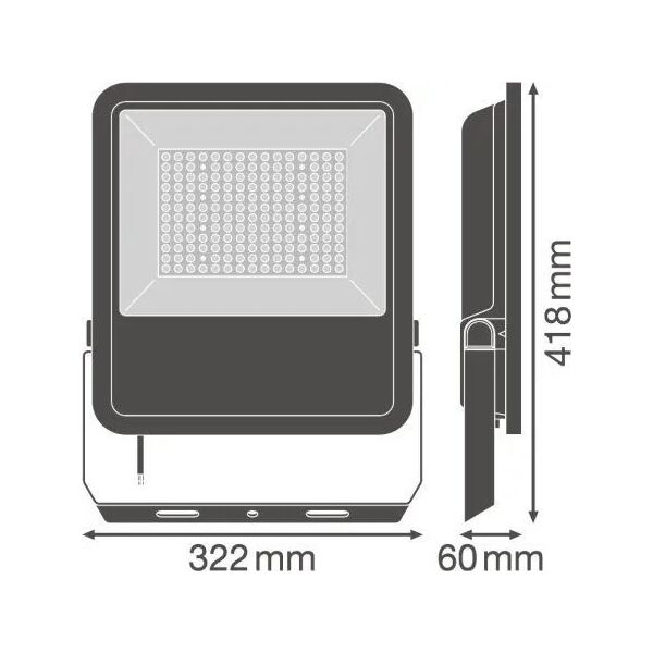 Naświetlacz Ledvance Ledvance Floodlight Area Asym - 48x92gr. 15000lm 105W 840 IP65